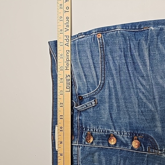 Madewell Cali Demi Boot Jeans Raw Hem Sz 32 - Picture 12 of 16